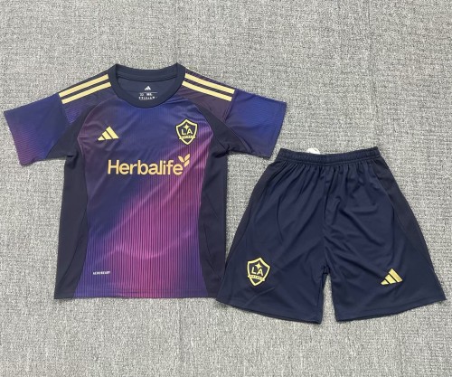 25-26 LA Galaxy Away Kids Soccer Jersey