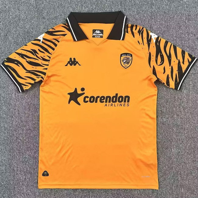 25-26 Hull City Home Fans Soccer Jersey 1:1 Thai Quality