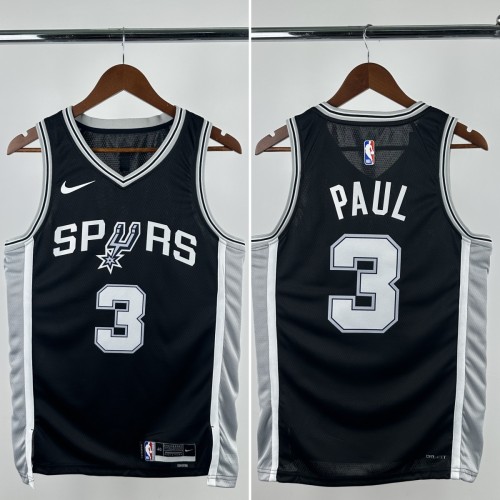 24-25 SA Spurs  Top Quality Hot Pressing NBA Jersey