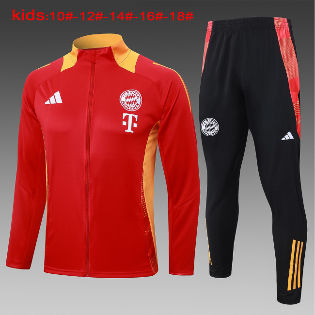 24-25 Bayern High Quality Kids Jacket Tracksuit