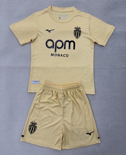 25-26 Monaco Third Kids Soccer Jersey