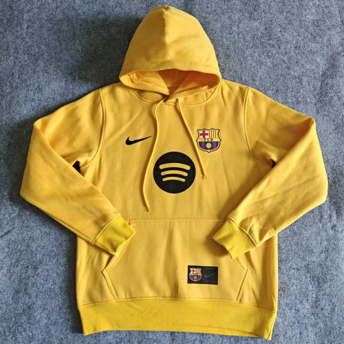 25-26 BAR Yellow Hoody 黄色(加绒)彩标