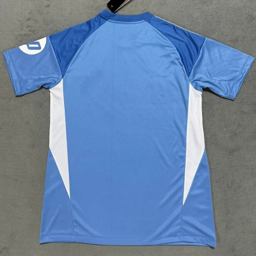 25-26 RMA Blue GoalKeeper Fans Soccer Jersey