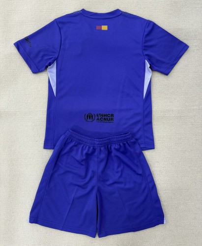 25-26 BAR Purple Goalkeeper Kids Soccer Jersey