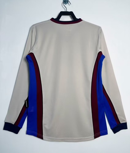 1998-1999 BAR Away Long Sleeve Retro Soccer Jersey