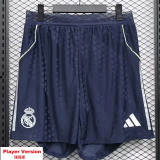 25-26 RMA Away Player Version Shorts Pants (球员短裤)