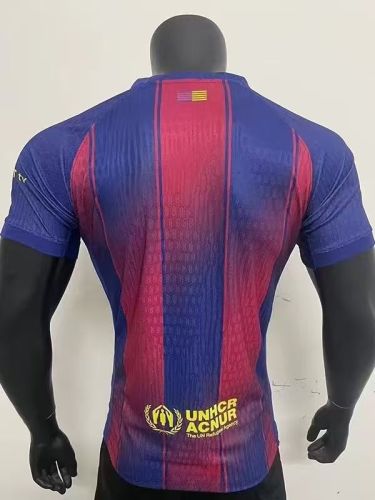 25-26 BAR Home Player Version Soccer Jersey