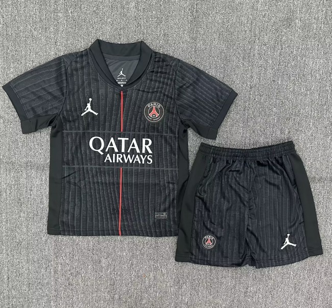 25-26 PSG Fourth Kids Soccer Jersey