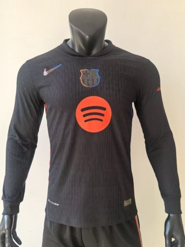 24-25 BAR Home Long Sleeve Player Version Soccer Jersey*长袖球员
