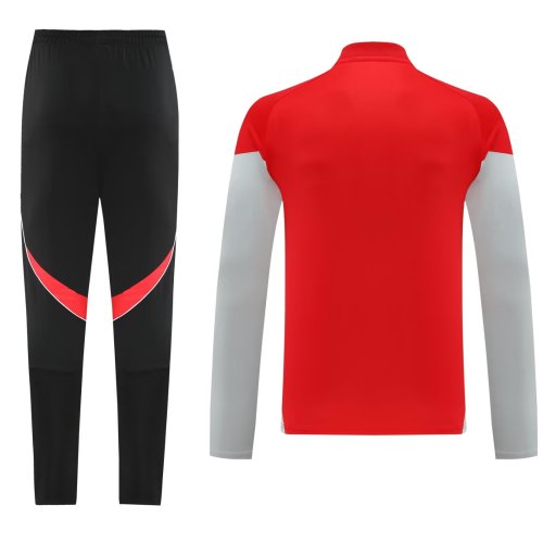 2025 AD Red Half Pull Tracksuit 