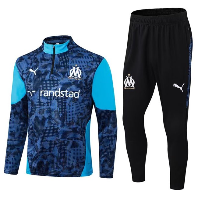 25-26 Marseille High Quality Half Pull Tracksuit