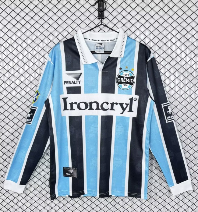 1997 Gremio Home Long Sleeve Retro Soccer Jersey