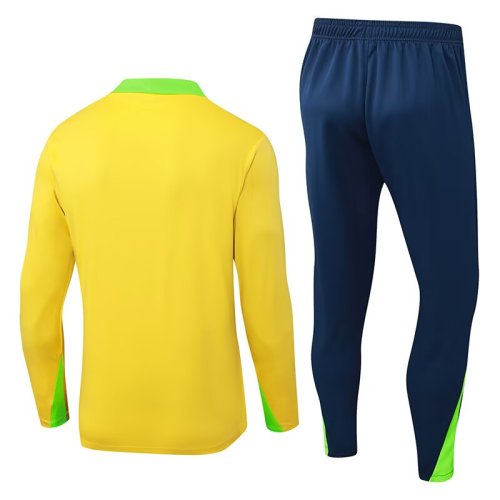 25-26 Brazil High Quality Half Pull Tracksuit