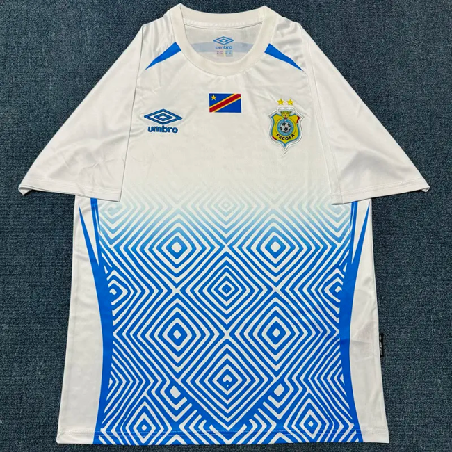 25-26 DR Congo White Special Edition Fans Soccer Jersey