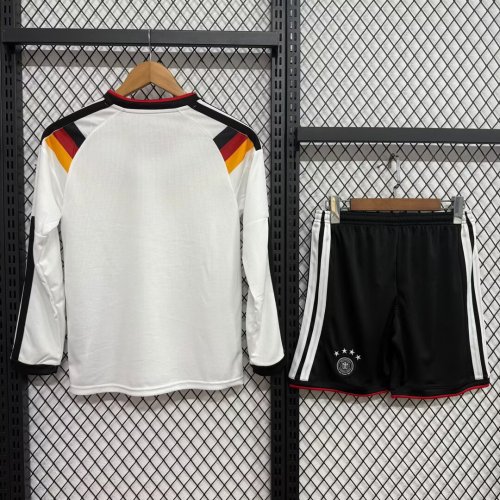 2026 Germany Home Long Sleeve Kids Soccer Jersey (长袖)