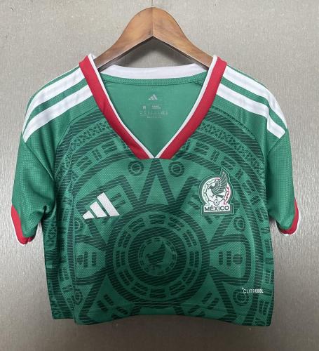 2026 Mexico Home Women Cheerleading Short-sleeved (女)