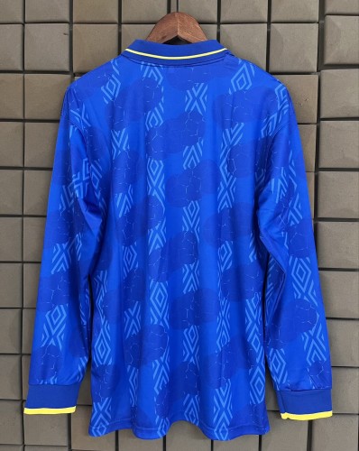 1994 Colombia Away Long Sleeve Retro Soccer Jersey