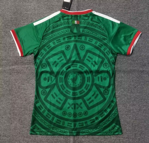2026 World Cup Mexico Home Women Fans Soccer Jersey (女)