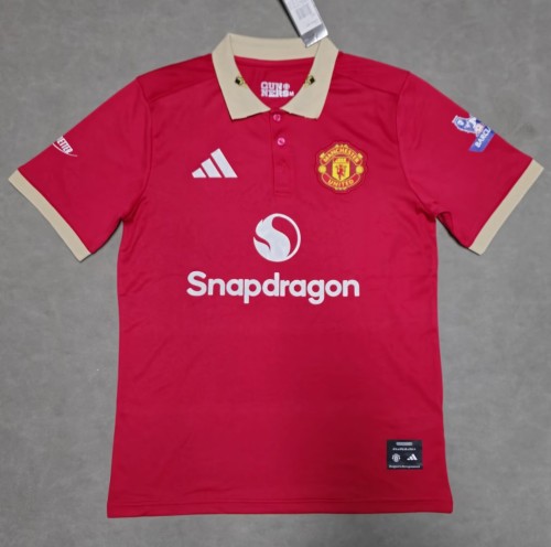 25-26 Man Utd Red Polo Short Sleeve