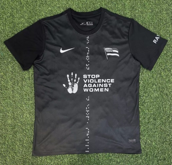 2026 Sturm Graz Black Special Edition Fans Soccer Jersey