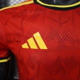 2026 World Cup Belgium Home Player Version Soccer Jersey