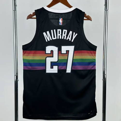 25-26 Nuggets MURRAY #27 Black City Edition Top Quality Hot Pressing NBA Jersey