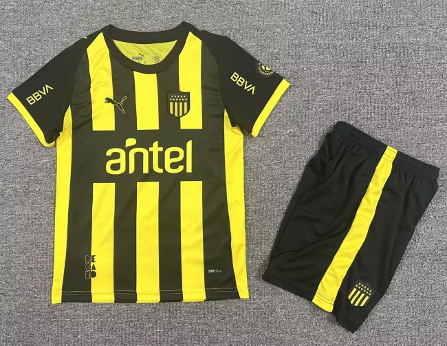 2026 CA Penarol Home Kids Soccer Jersey