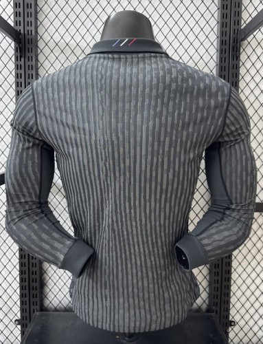 25-26 PSG Fourth Long Sleeve Player Version Soccer Jersey*长袖球员