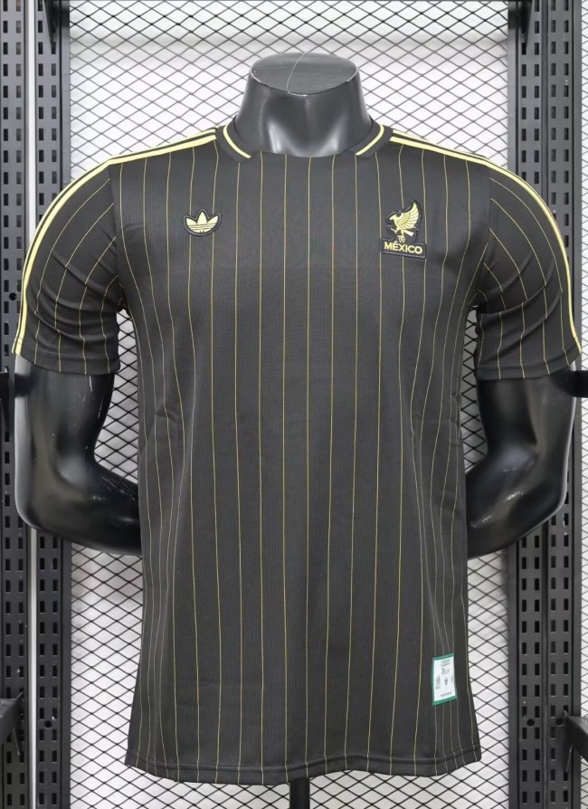 25-26 Mexico Black Casual Version Player Version Soccer Jersey