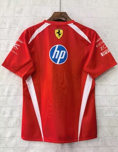 2026 F1 Ferrari New Pattern Red Short Sleeve Racing Suit