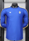 26-27 RMA Blue Long Sleeve Player Version Training shirts*长袖球员