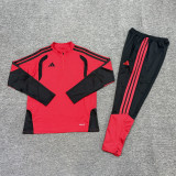 2026 AD Red Kids Half Pull Tracksuit