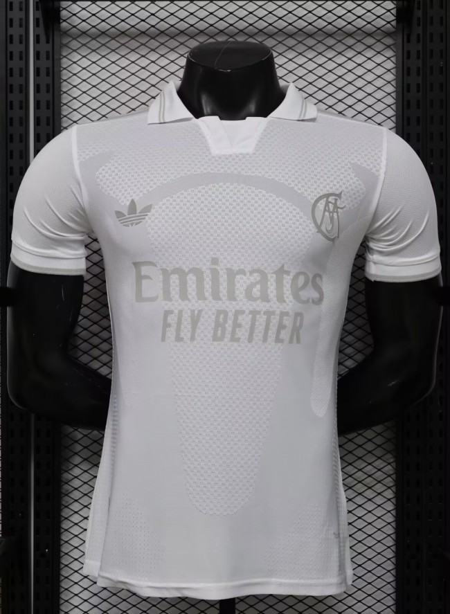 26-27 RMA White 125th Anniversary Edition Player Version Soccer Jersey