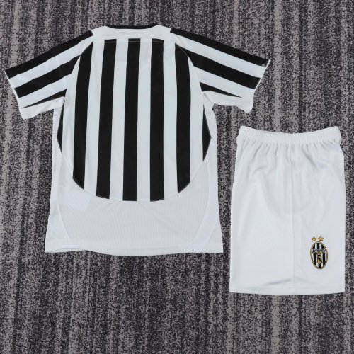 2003-2004 JUV Home Retro Kids Soccer Jersey