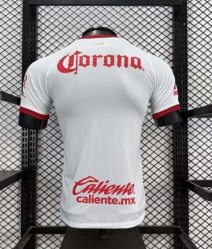 26-27 Toluca White Special Edition Player Version Soccer Jersey