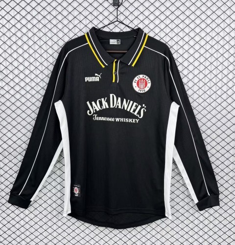 1999-2000 St. Pauli Away Long Sleeve Retro Soccer Jersey