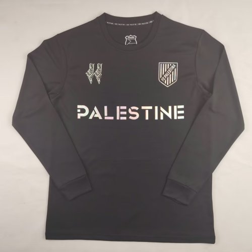 2024 Palestine Commemorative edition Long sleeves Fans Soccer Jersey