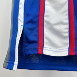 23-24 Kings SABONIS #10 Blue City Edition Top Quality Hot Pressing NBA Jersey