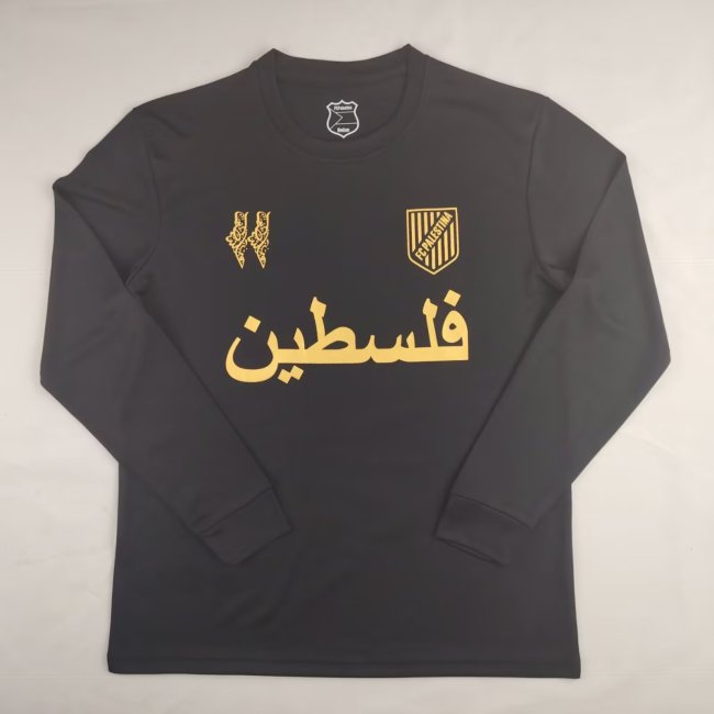 2024 Palestine Commemorative edition Long sleeves Fans Soccer Jersey