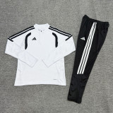 2026 AD White Half Pull Tracksuit