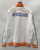 2010-2011 NetherIands White Retro Windbreaker