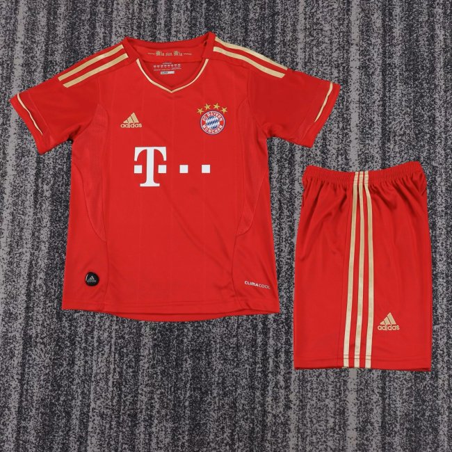 2012-2013 Bayern Home Retro Kids Soccer Jersey