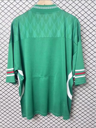 26-27 Mexico Green Retro Version Fans Soccer Jersey
