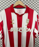 26-27 Lincoln City Red 50th Anniversary Commemorative Edition Fans Soccer Jersey