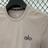 2026 Alo Black High Quality Casual T-Shirt