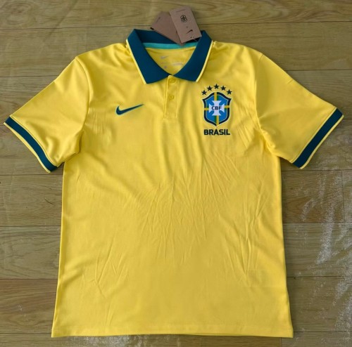 26-27 Brazil Yellow Special Edition Polo Short Sleeve