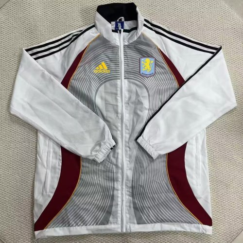 2026 Aston Villa White Windbreaker
