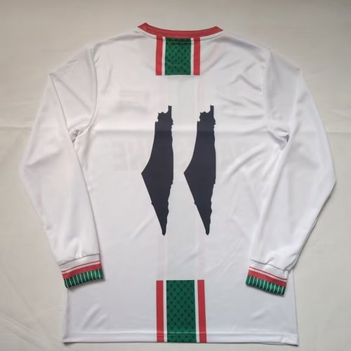 26-27 Palestine Special Edition Long sleeves Fans Soccer Jersey (长袖)