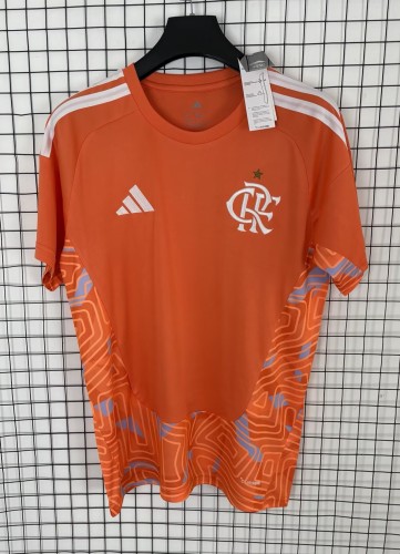 26-27 Flamengo Orange Special Edition Fans Soccer Jersey