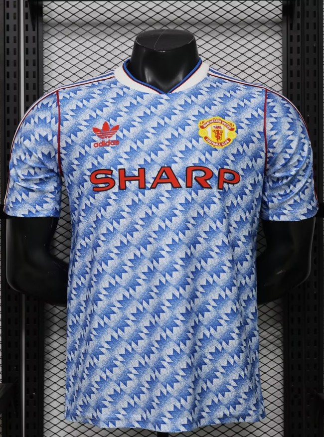 26-27 Man Utd Blue Special Edition Player Version Soccer Jersey
